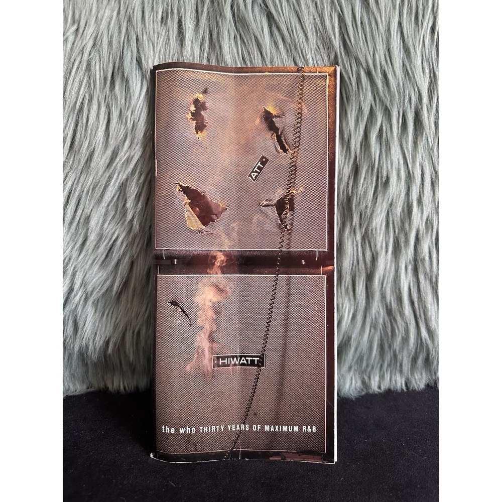 The Who 30 Years Of Maximum R&B Book ONLY from Box Set Vintage‎ 1994 NO CD's